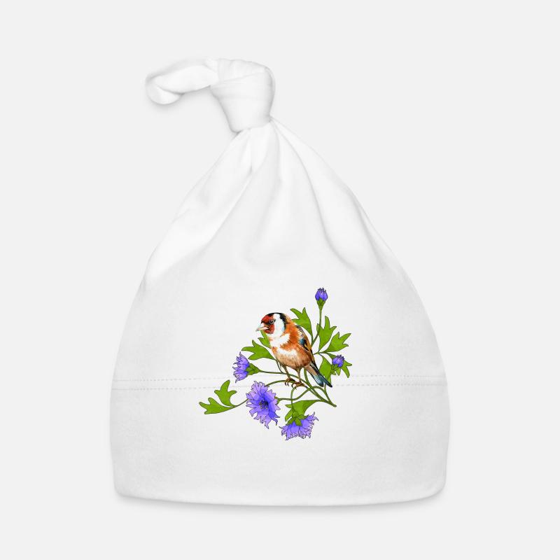 Oiseau coloré Bonnet bio Bébé
