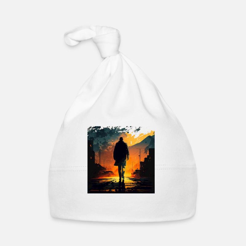 Urban Sunset Wanderer Organic Baby Cap