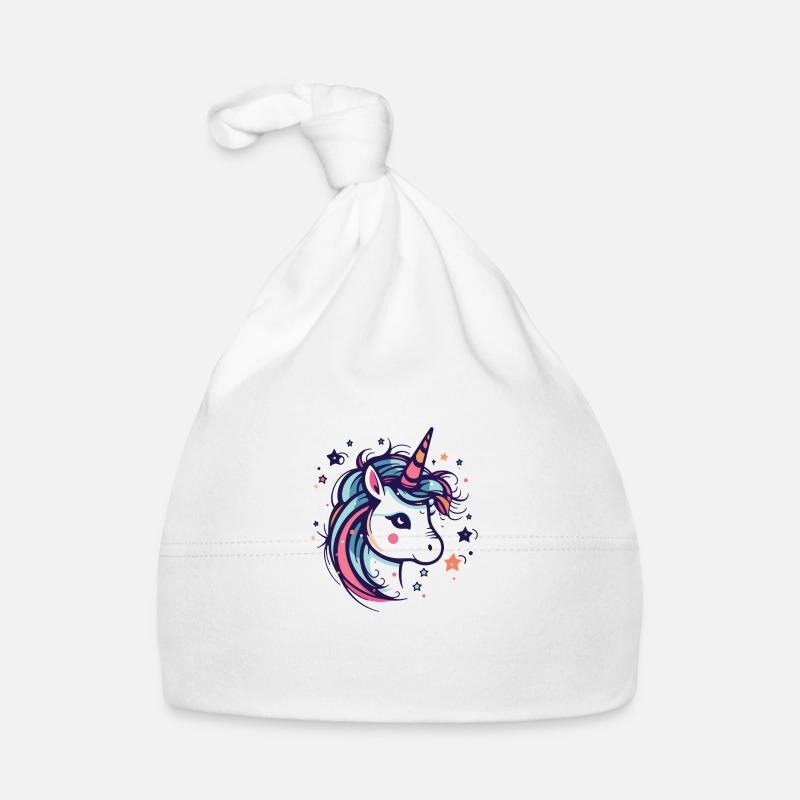 Einhorn Baby Bio-Mütze