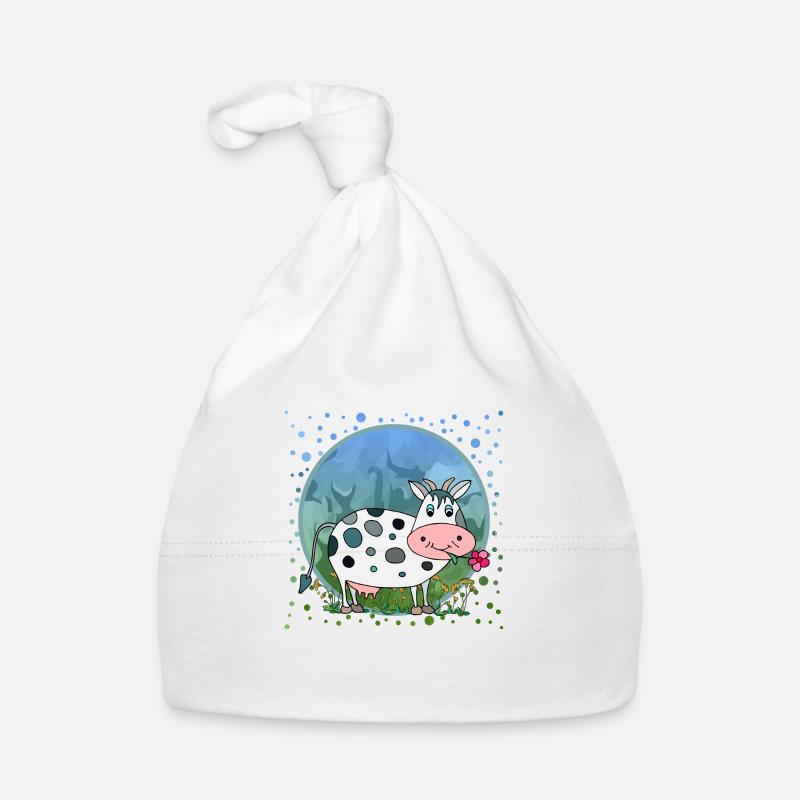 Cow Organic Baby Cap