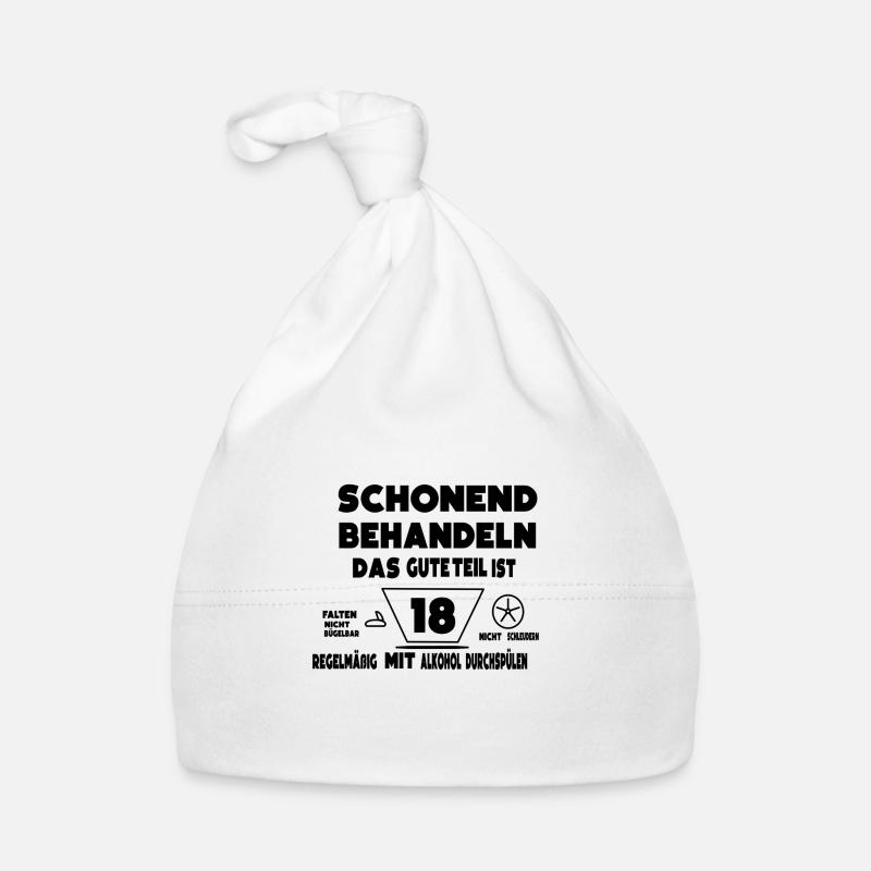 18 Geburtstag Baby Bio-Mütze