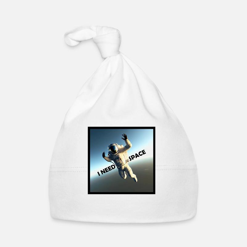 Astronaut I Need Space Lustig Funny Organic Baby Cap