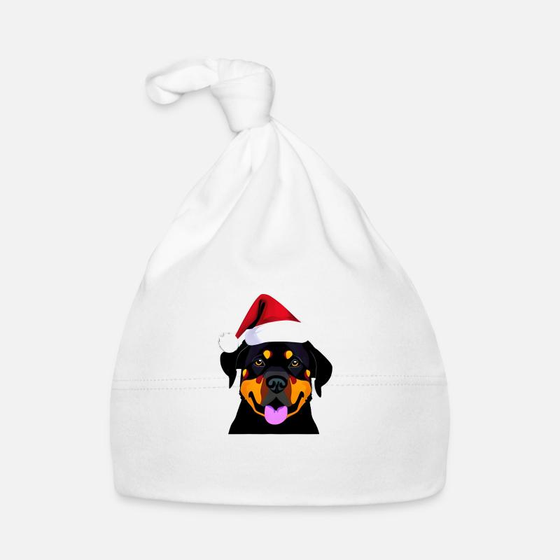 Rottweiler Chien de Noël Chiens Rottweiler Chiot Bonnet bio Bébé