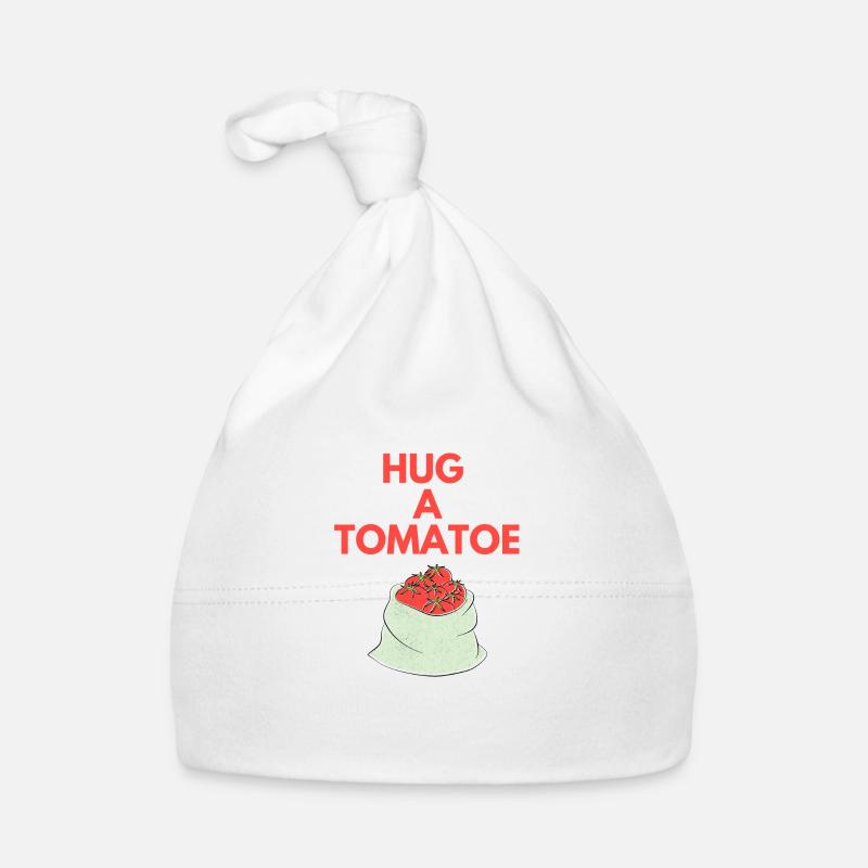 HUG A TOMATOE Organic Baby Cap