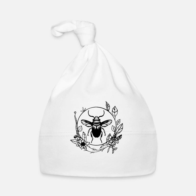 Insects, creepy-crawlies, arthropods Organic Baby Cap
