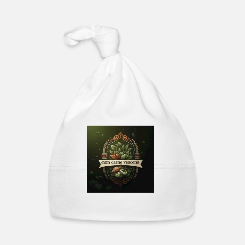 non carne vescens - (Vegetarian) Organic Baby Cap