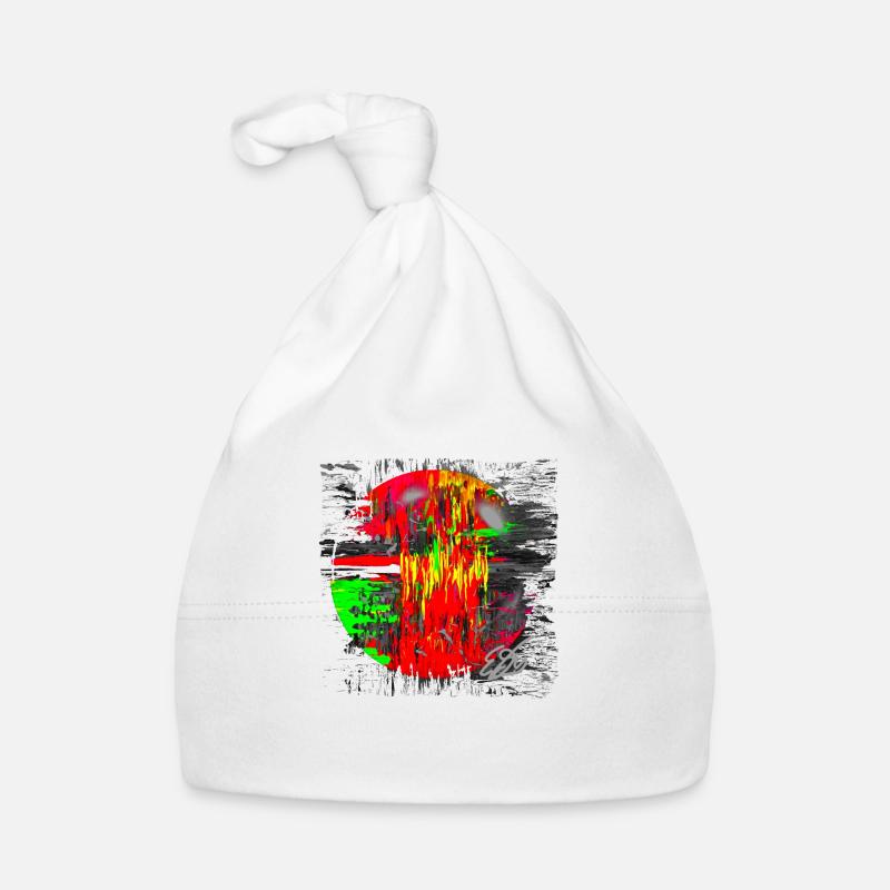 "RedMoon" Acryl Paint 53 by Marco Eckenbrecht Organic Baby Cap