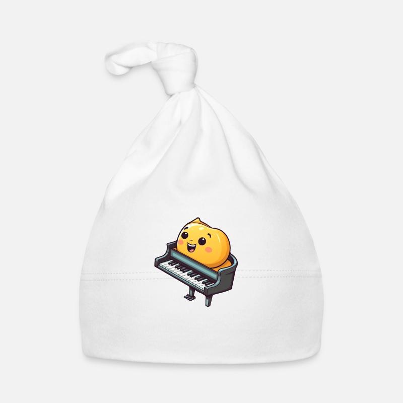 Piano dans le style comique Bonnet bio Bébé