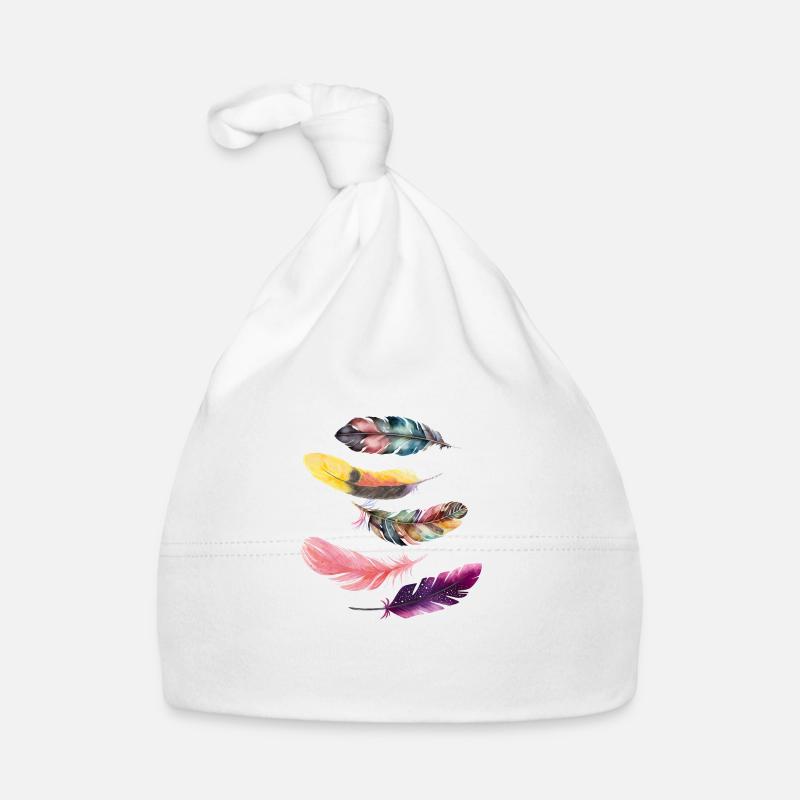 Feder Baby Bio-Mütze
