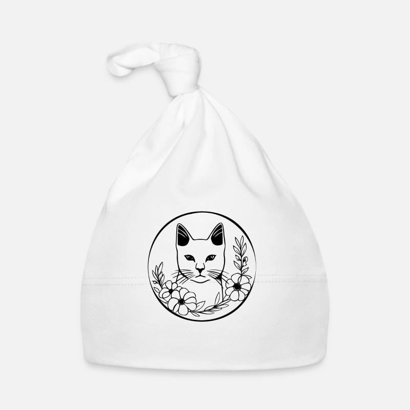 Chat chaton chaton dame Bonnet bio Bébé