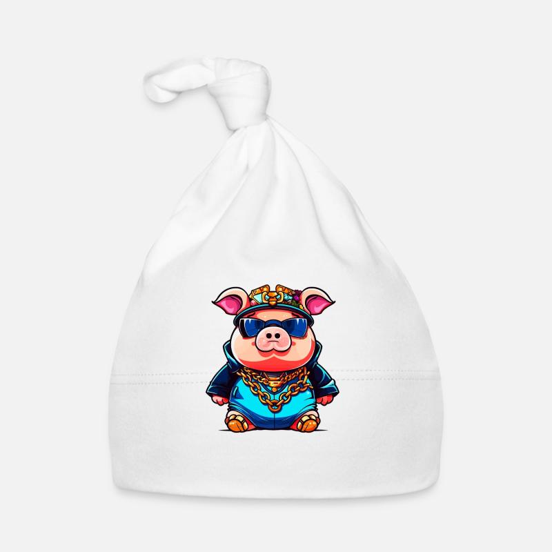 Cochon cool Bonnet bio Bébé