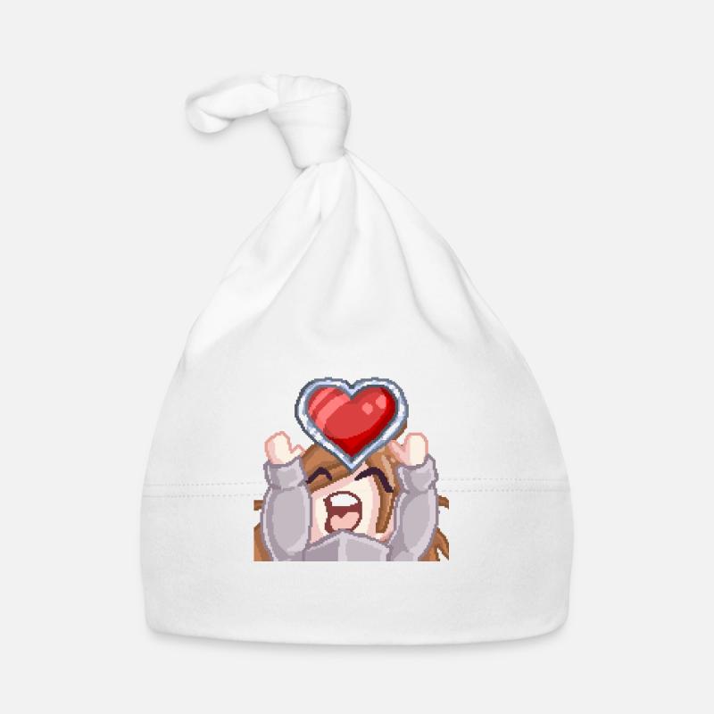 Pillowg1rl Emote mit Herz Baby Bio-Mütze