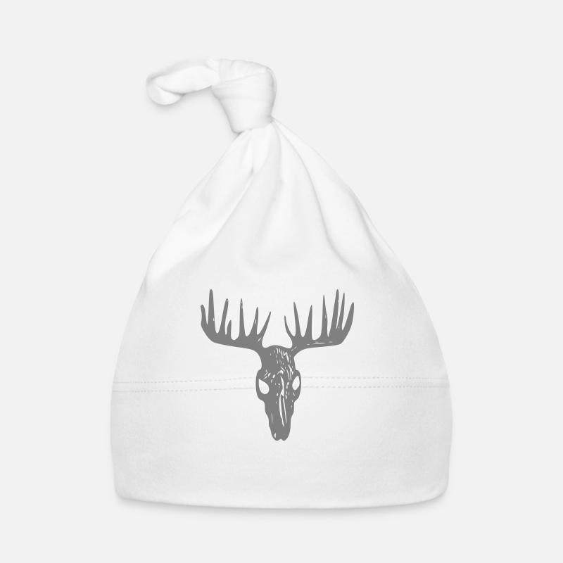 Moose skull / Moose sake Organic Baby Cap