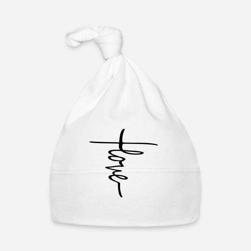 Croix d’amour Bonnet bio Bébé