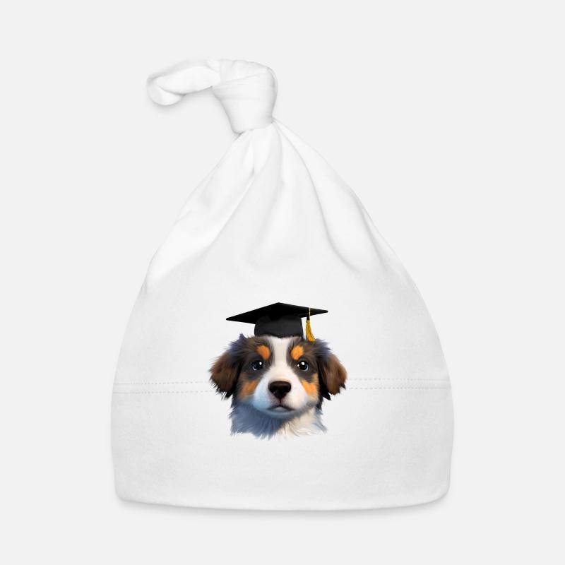 Bachelor Australian Shepherd Study Uni Organic Baby Cap