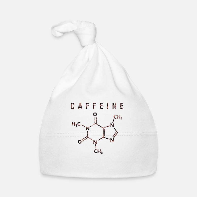 Koffein-Molekül Baby Bio-Mütze