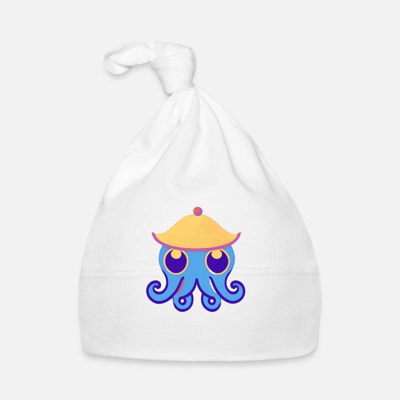 Cute Octopus Bonnet bio Bébé
