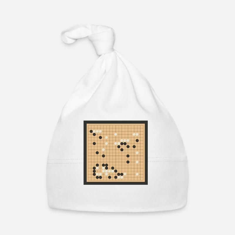 Boardgame Chess Backgammon Game Night Organic Baby Cap