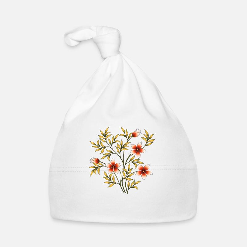 Blumen Baby Bio-Mütze