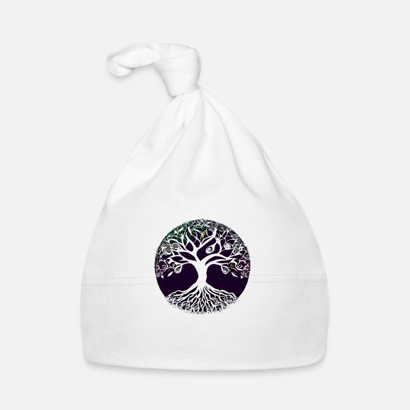 Méditation Yoga Arbre de Vie Arbre de Vie Bonnet bio Bébé