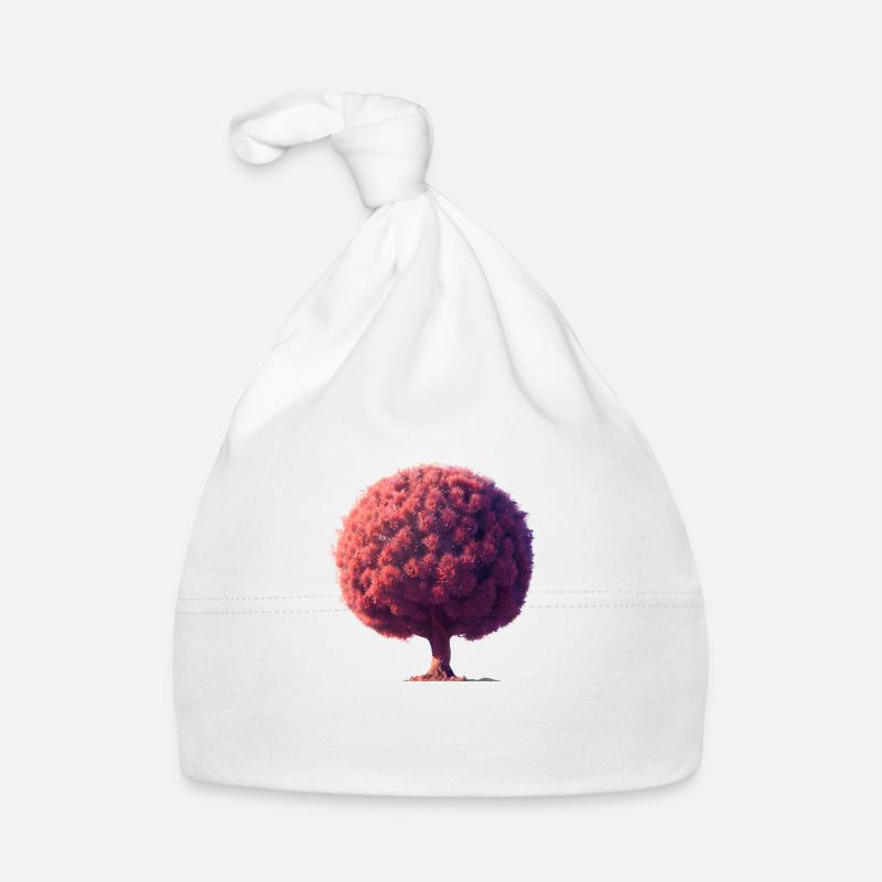Lebensbaum Meditation Baum des Lebens Yoga Baby Bio-Mütze