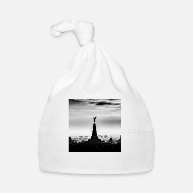 Gothic Angel - Hommage WGT - Bonnet bio Bébé - blanc