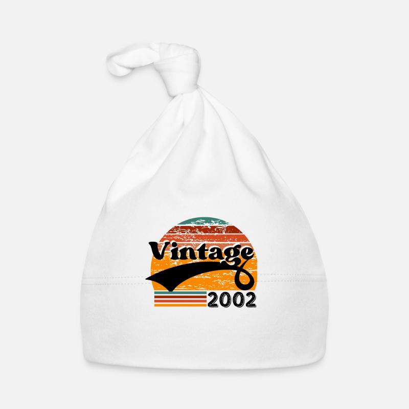 Vintage 2002 - Bonnet bio Bébé - blanc