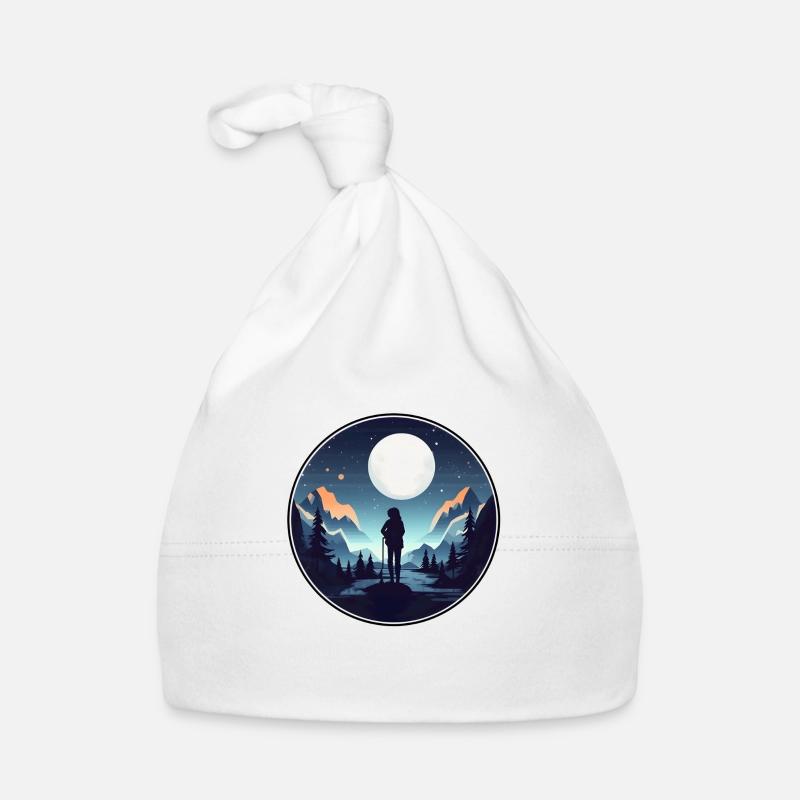 Randonnée à la pleine lune Bonnet bio Bébé