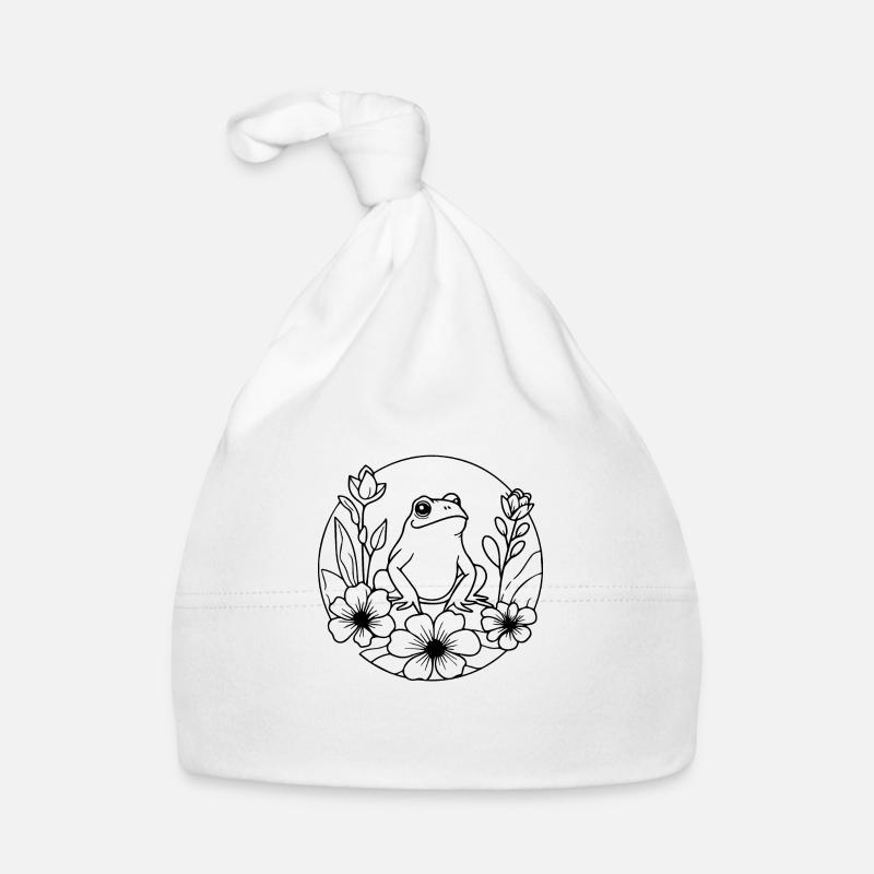 Frog Amphibian Toad Organic Baby Cap