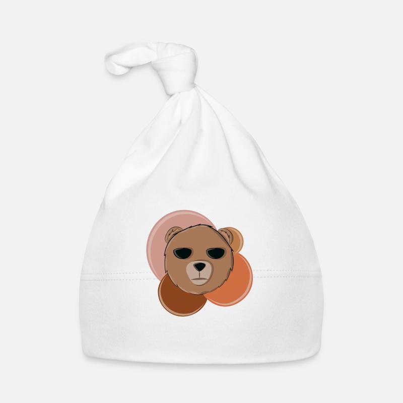 bear Organic Baby Cap