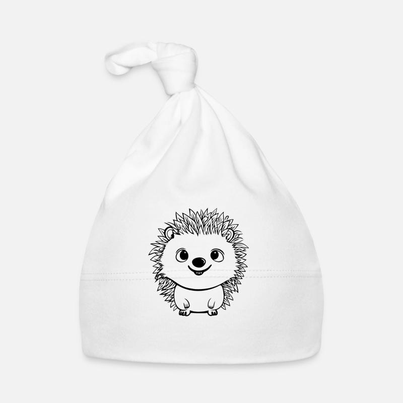 Igel Wald Stachelig Tier Baby Bio-Mütze