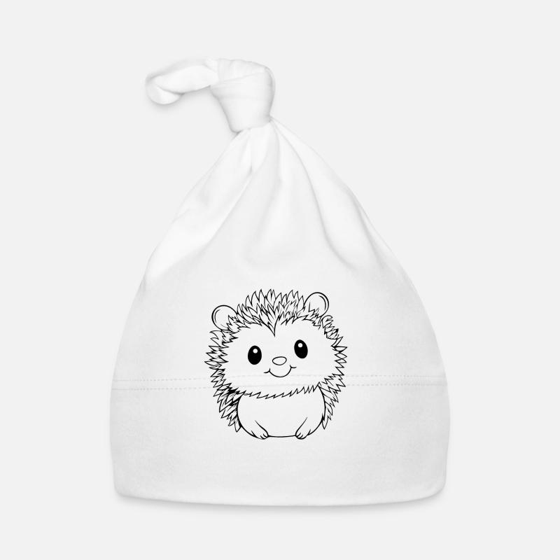 Igel Wald Stachelig Tier Baby Bio-Mütze