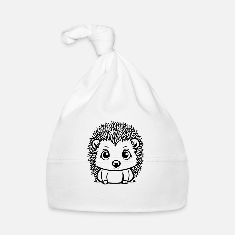 Igel Wald Stachelig Tier Baby Bio-Mütze