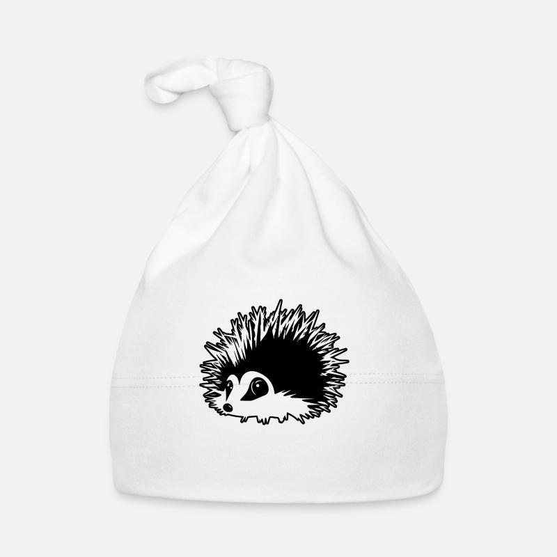 Igel Wald Stachelig Tier Baby Bio-Mütze