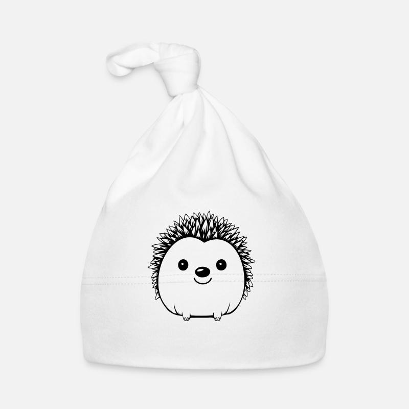 Igel Wald Stachelig Tier Baby Bio-Mütze