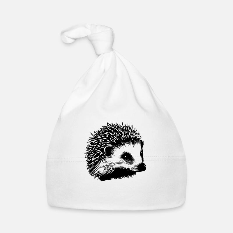 Hedgehog Forest Prickly Animal Organic Baby Cap
