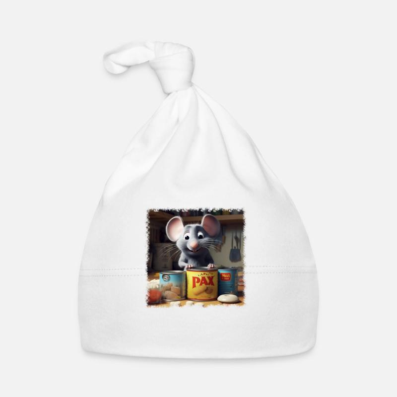 Hungry Mouse Organic Baby Cap