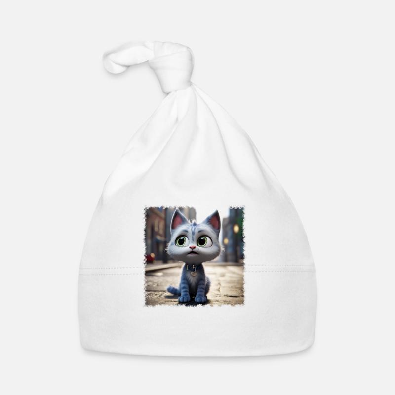 chat mignon Bonnet bio Bébé