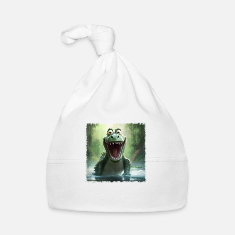 Crazy Croco Baby Bio-Mütze