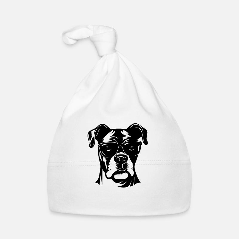 Boxer Hund Hunderasse Baby Bio-Mütze