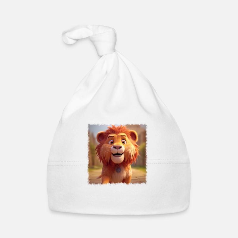 Süßer Löwe Baby Bio-Mütze
