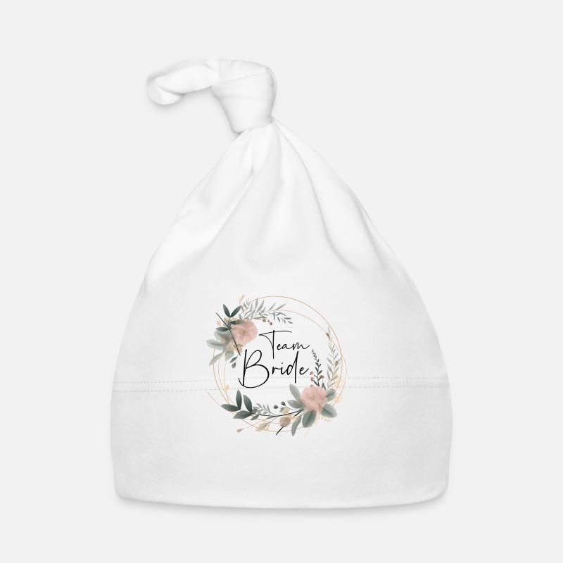 Team Bride Organic Baby Cap