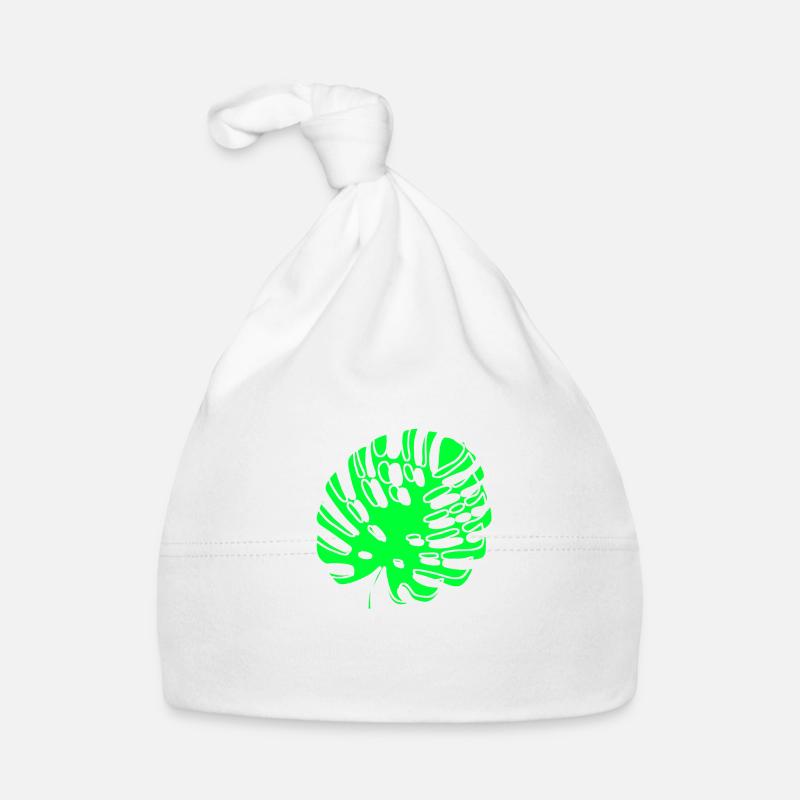 Monstera Baby Bio-Mütze
