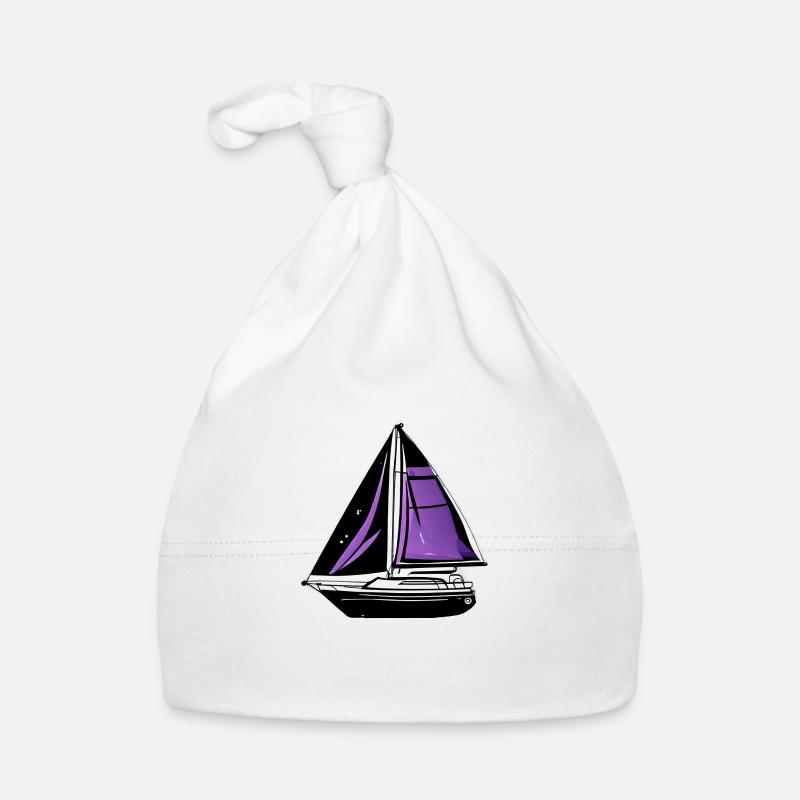 Sailing ship Sailor Sailboat Sailing Sailing Organic Baby Cap