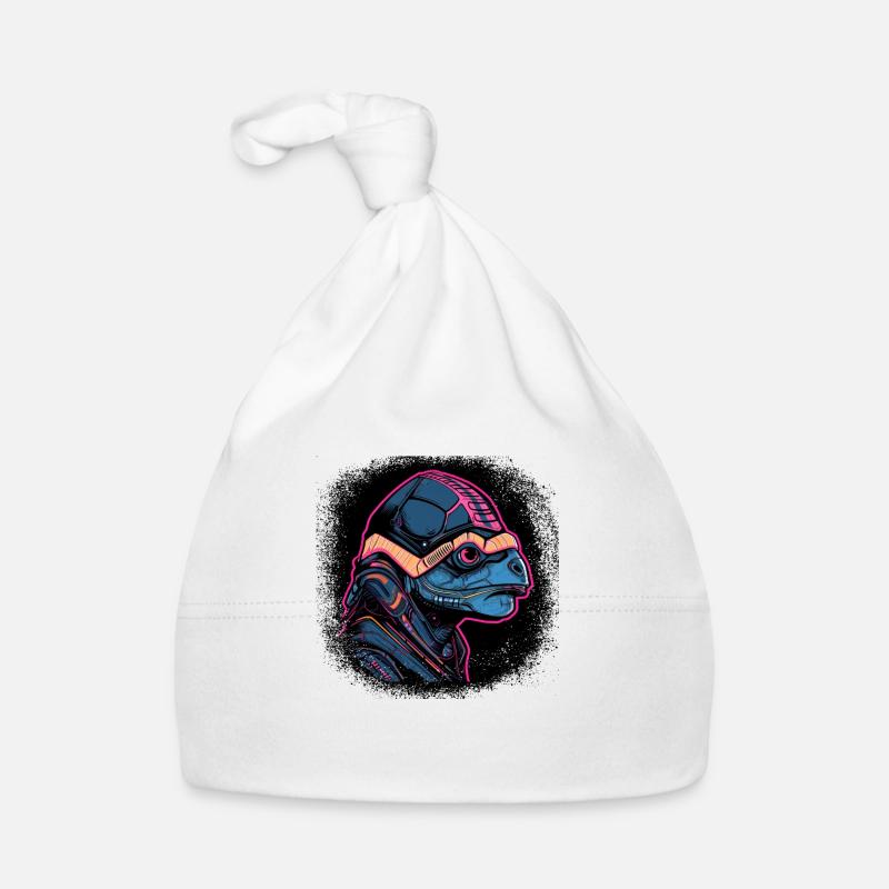 birthday present idea blue sea turtle geek gift Baby Bio-Mütze