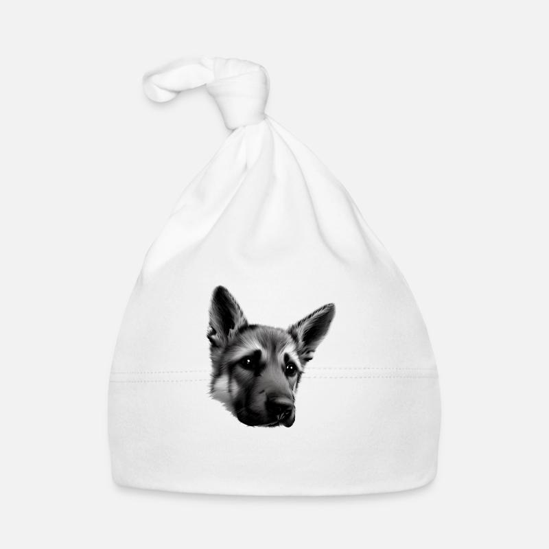 Dog Owner German Shepherd Puppy Organic Baby Cap