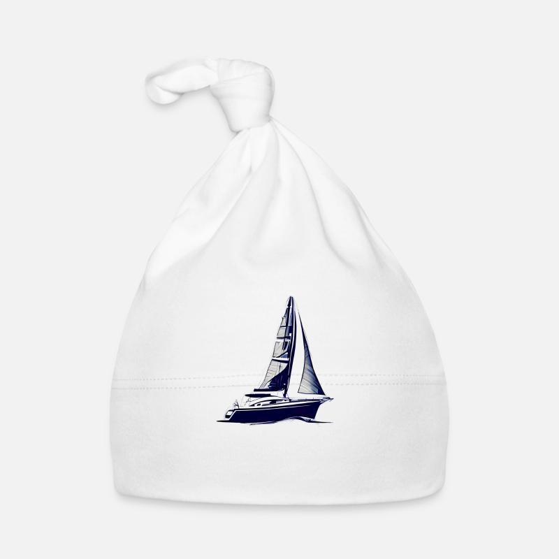 Sailor Sailing Sailing Ship Sailing Sailboat Bonnet bio Bébé