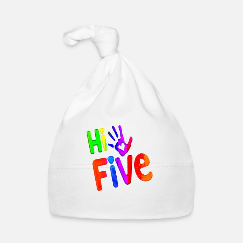 High Five Stil Cool Hand Witz Spruch Hit Trend Baby Bio-Mütze