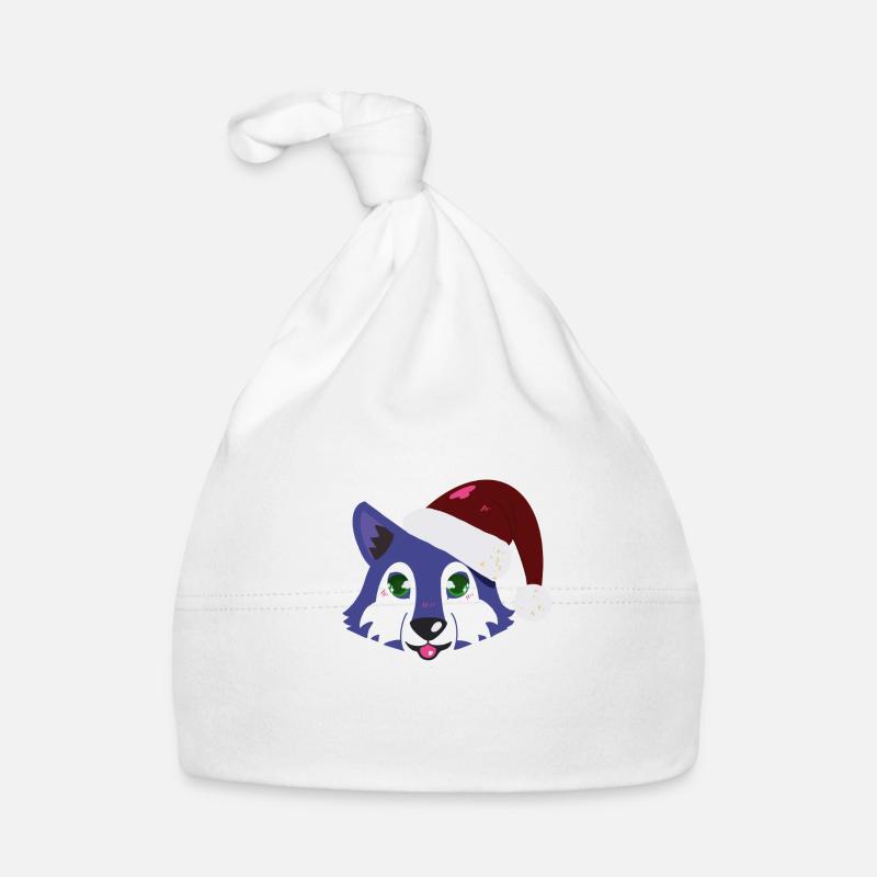 Der Weihnachtswolf Baby Bio-Mütze