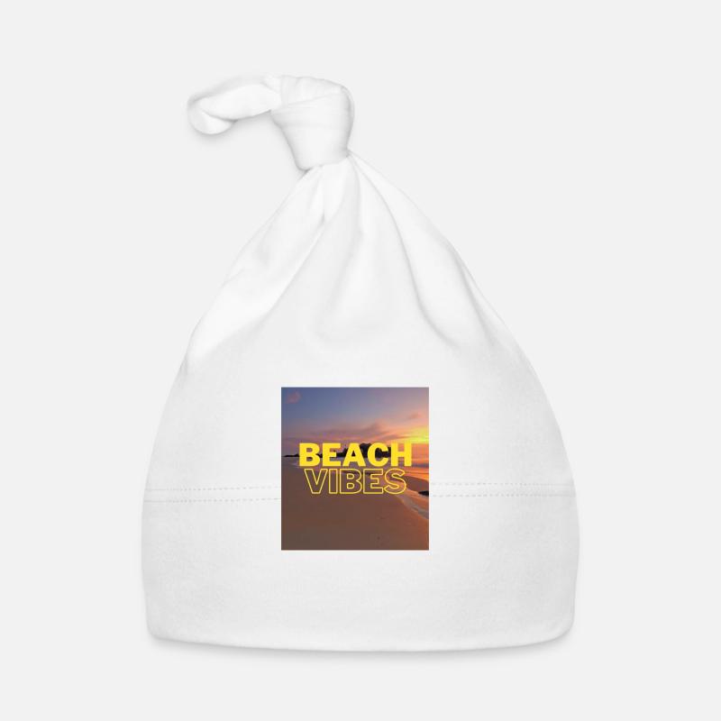 Beach 11 - Baby Bio-Mütze - Weiß
